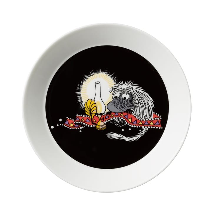 Ancestor Moomin plate - black - Moomin Arabia