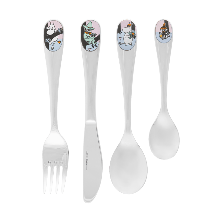 Friends forever cutlery set children 4-piece - Multi - Moomin Arabia