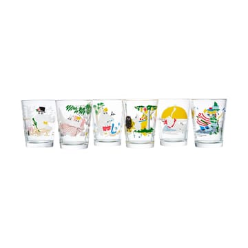 Moomin glass 22 cl - We're going on vacation - Moomin Arabia