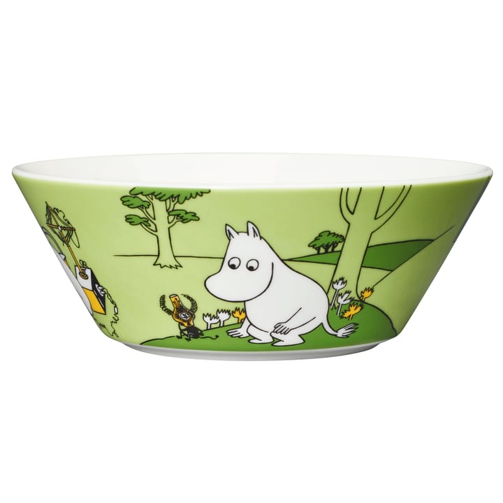 Moomintroll Moomin bowl - Grass green - Moomin Arabia