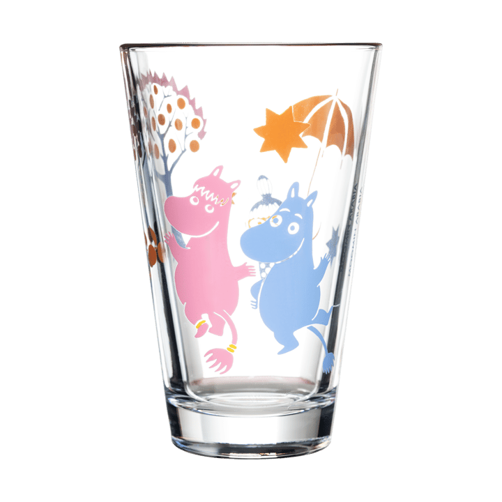 Party Moomin glass 30 cl 2-pack - Clear - Moomin Arabia