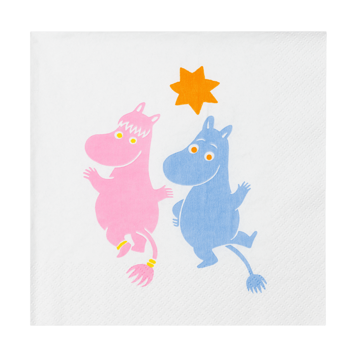 Party Moomin paper napkins 33x33 cm 20-pack - Multi - Moomin Arabia