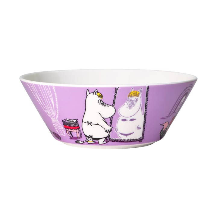 Snorkmaiden purple Moomin bowl, purple Moomin Arabia