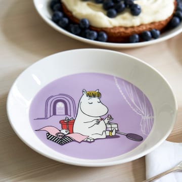 Snorkmaiden purple Moomin plate - purple - Moomin Arabia