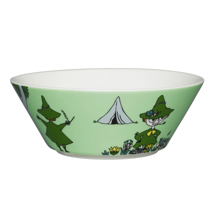 Snufkin moomin bowl - green - Moomin Arabia