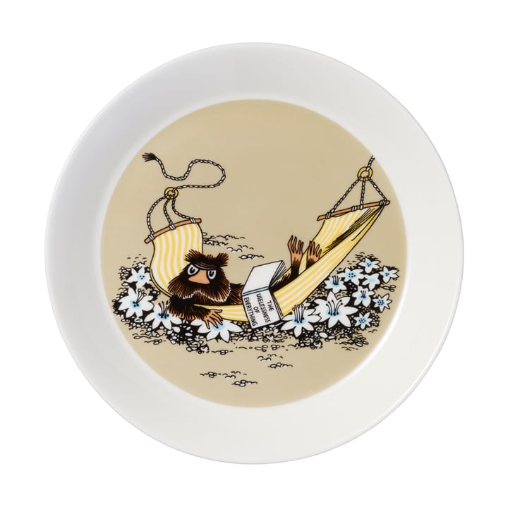 The Muskrat Moomin plate Ø19 cm - Beige - Moomin Arabia