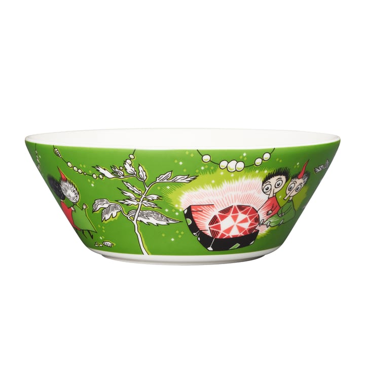 Thingumy & Bob King's Ruby Moomin bowl - green - Moomin Arabia