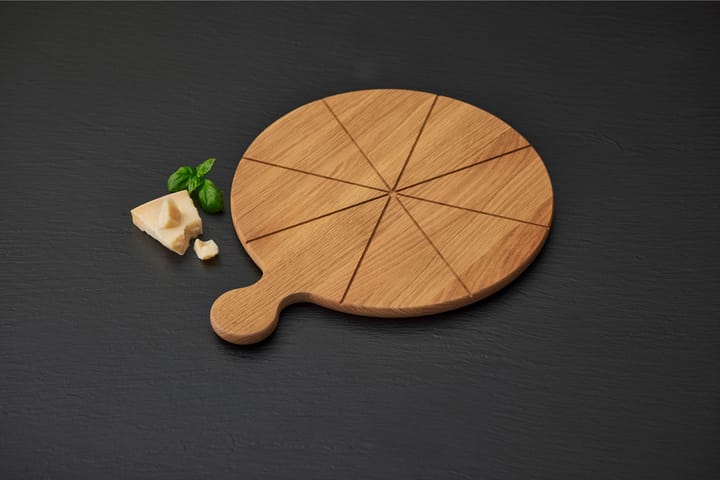 Foresta pizza cutting board with grooves, Oak Morsø