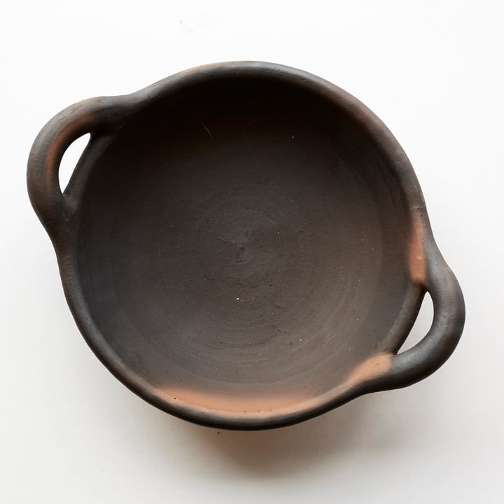 Hazel bowl with handle S, Brown MUUBS