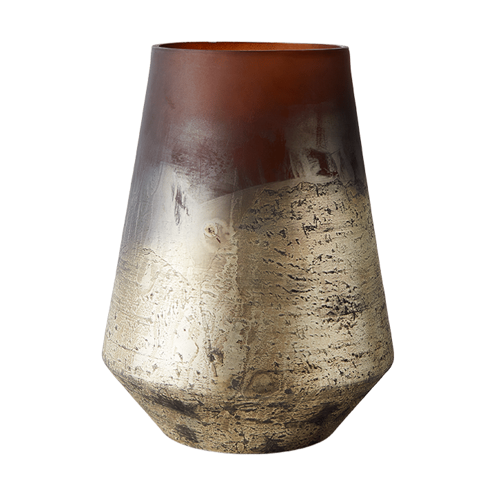 Lana vase Ø18x26 cm, Brown-gold MUUBS