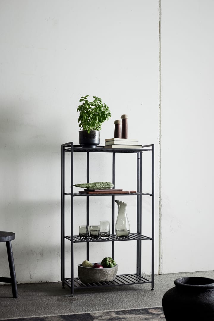 Manhattan High shelf 65,5x33x111 cm, Black MUUBS