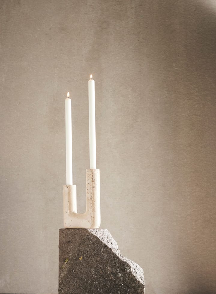 Minerva candle sticks 20 cm, Cream MUUBS