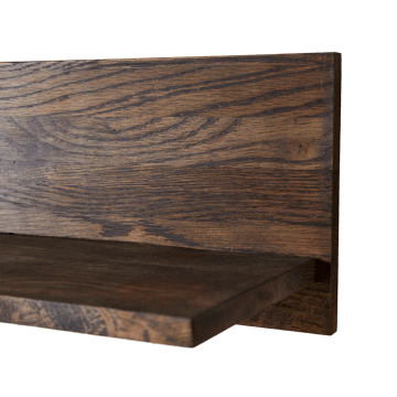 Tokyo wall shelf 50 cm - Dark oiled oak - MUUBS