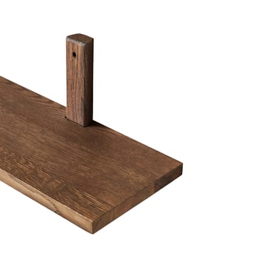 Toronto wall shelf 93 cm - Dark oiled oak - MUUBS