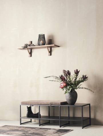 Toronto wall shelf 93 cm - Dark oiled oak - MUUBS