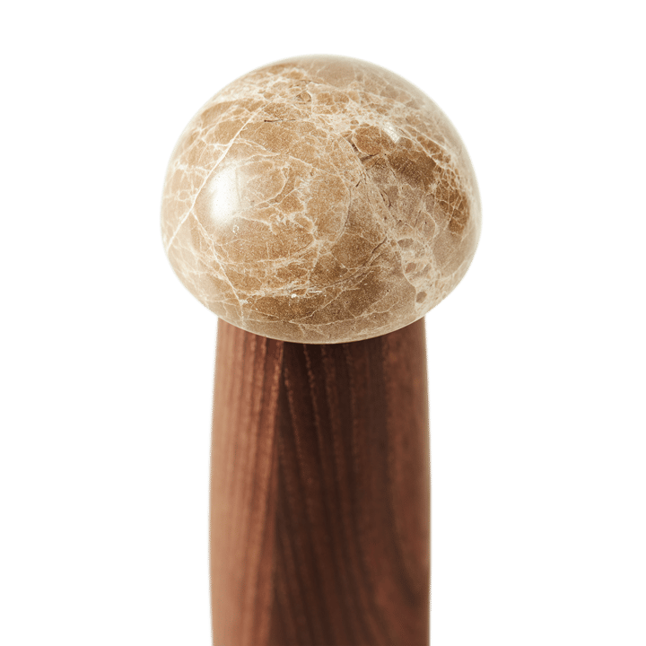 Yami salt and pepper mill M, Carbonized ash-marble MUUBS