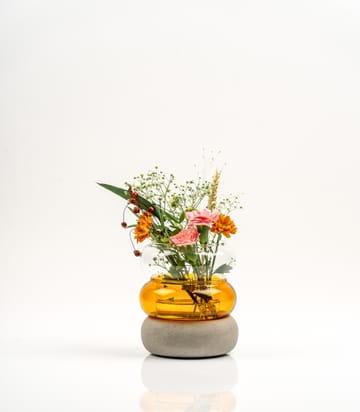 Bagel vase/lantern 12 cm - Amber - Muurla