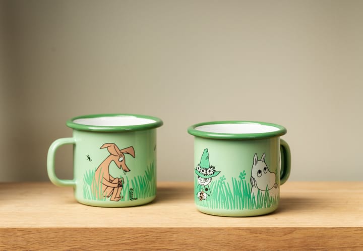 Boys enamel mug 25 cl, Green Muurla