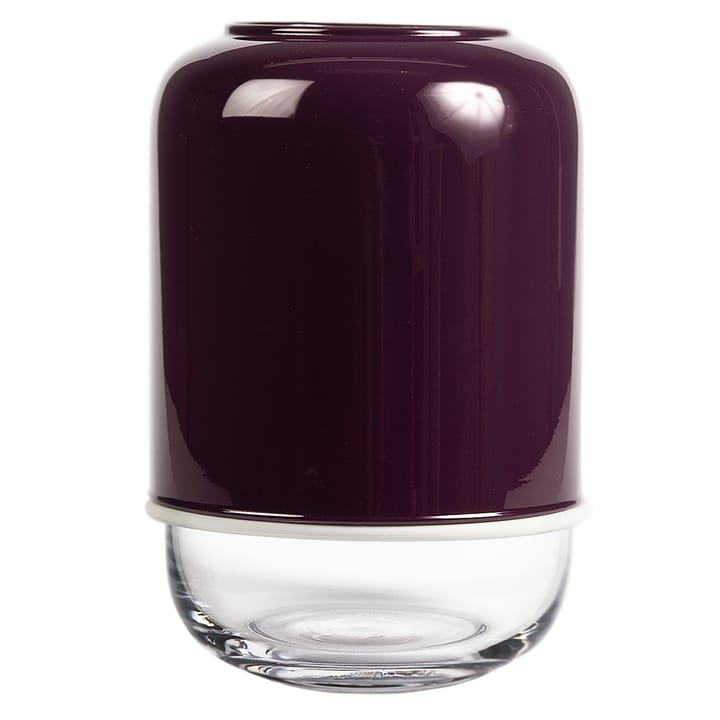 Capsule adjustable vase 18-28 cm, purple-clear Muurla