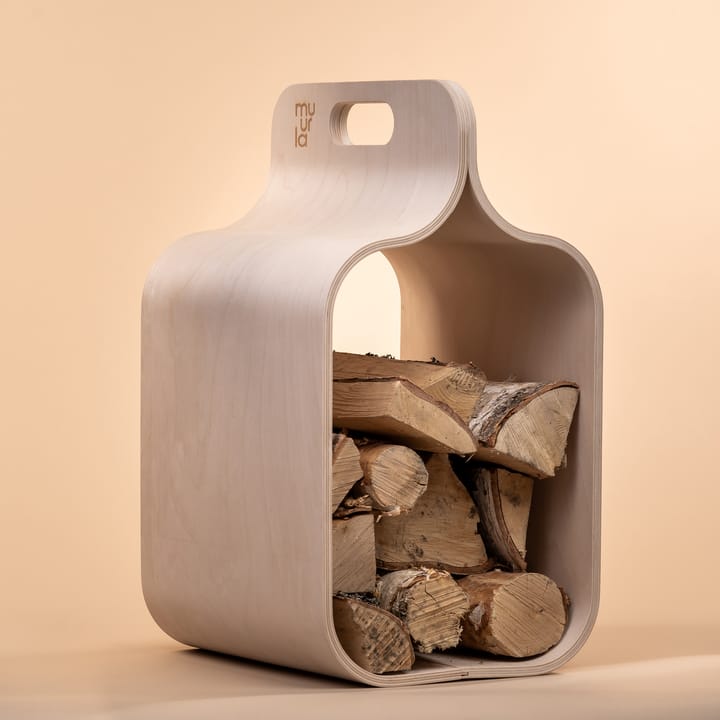 Carrier newspaper holder, Beech Muurla