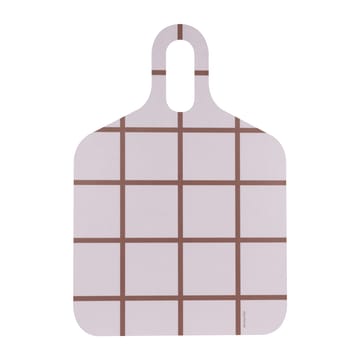 Checks & Stripes tray 30x44 cm - Brown-beige - Muurla