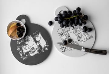 Chop & Serve In the Kitchen tray Ø20 cm - Black - Muurla