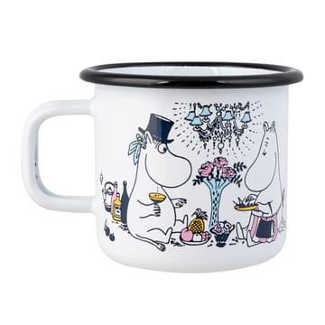 Date night enamel mug 37 cl - Multi - Muurla