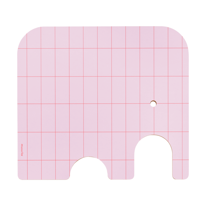 Elephant Chop & Serve Cutting Board M, Pink Muurla