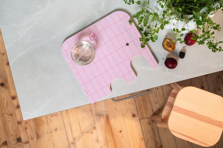 Elephant Chop & Serve Cutting Board M, Pink Muurla