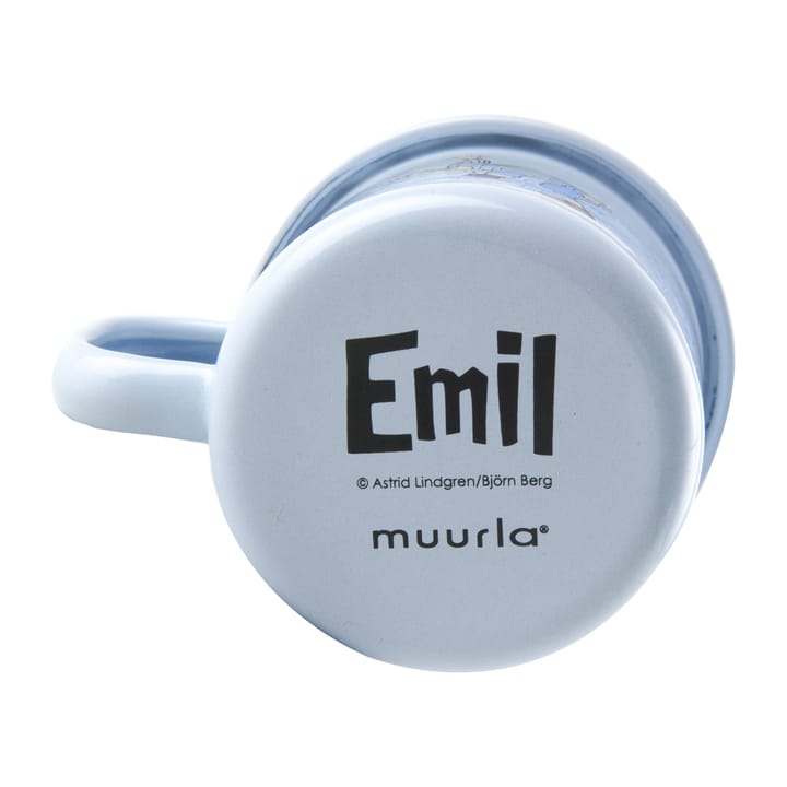 Emil in Lönneberga enamel mug 1.5 dl, Light blue Muurla