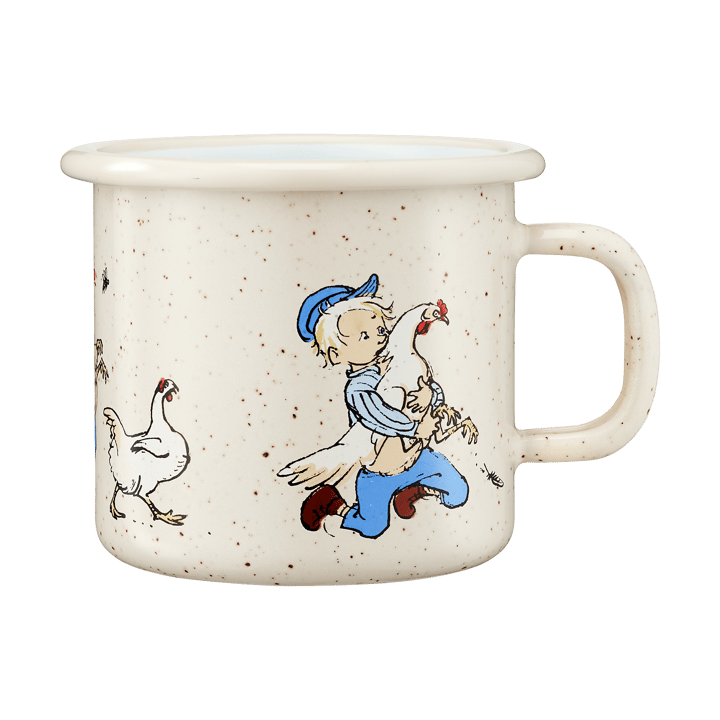 Emil in Lönneberga enamel mug 2.5 dl, Cluck Cluck Muurla