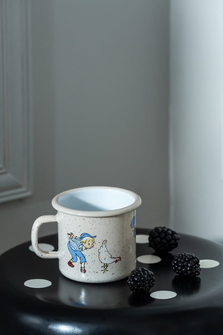 Emil in Lönneberga enamel mug 2.5 dl, Cluck Cluck Muurla