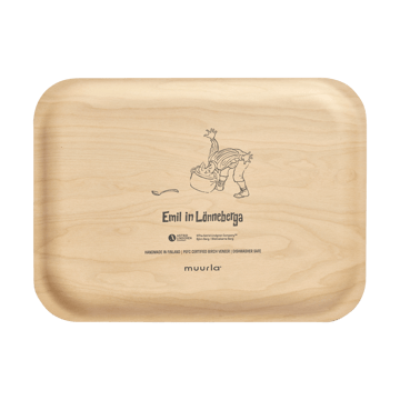 Emil tray 20x27 cm - Blue - Muurla