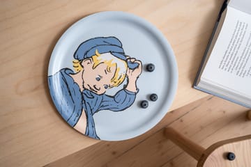 Emil tray Ø25 cm - Blue - Muurla