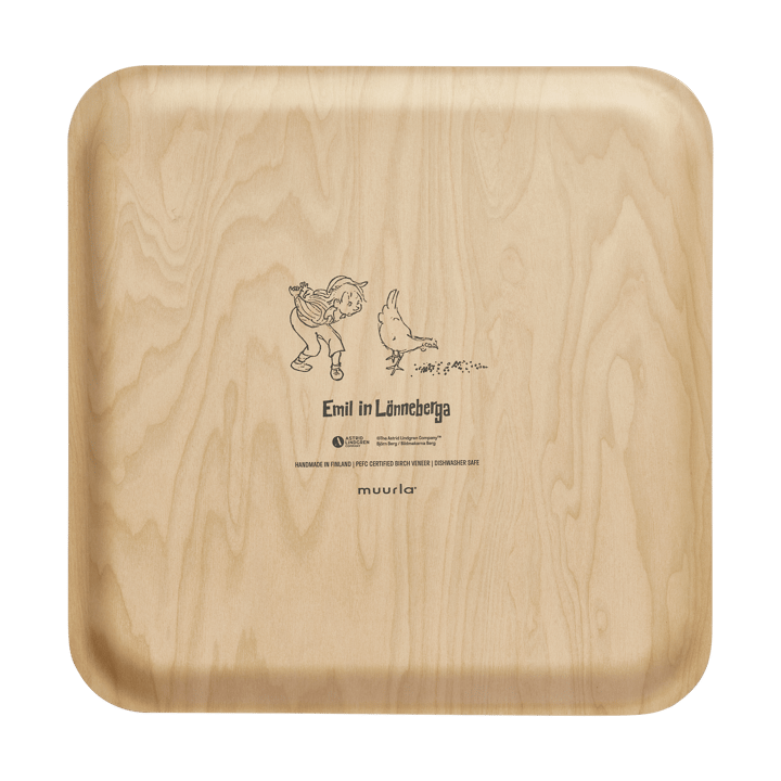 Emil tray 33x33 cm, Cluck Cluck Muurla