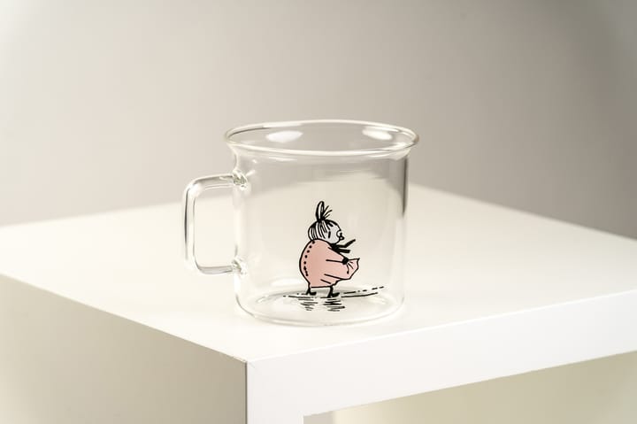 Little My glass mug 35 cl, Clear Muurla