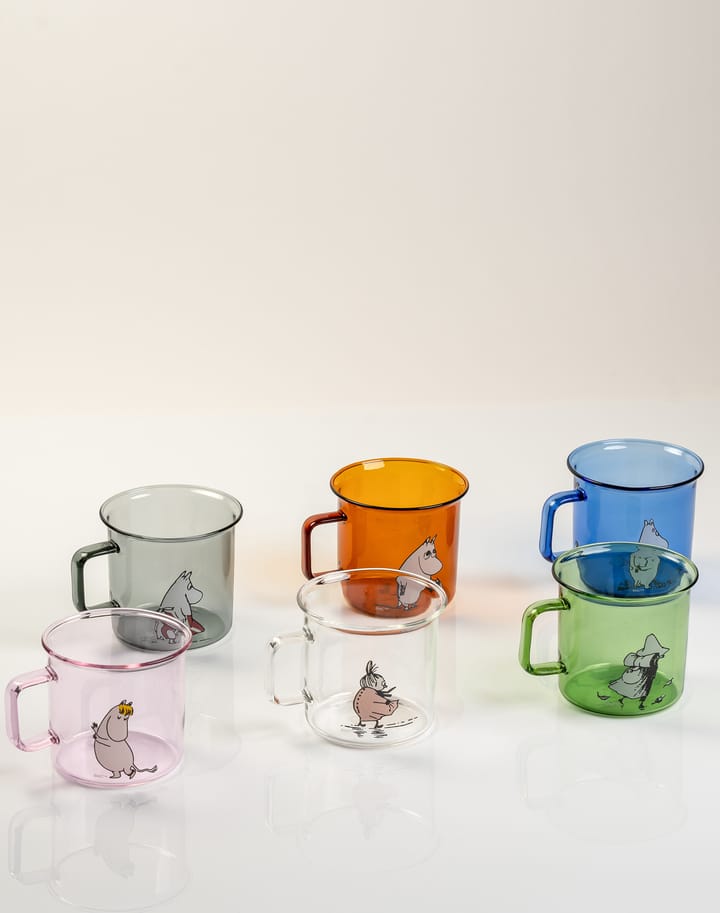 Little My glass mug 35 cl, Clear Muurla