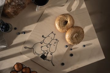 Moomin 80 cutting board 23x44 cm - White - Muurla