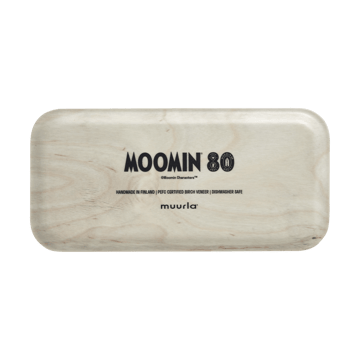 Moomin 80 tray 13x27 cm - White - Muurla