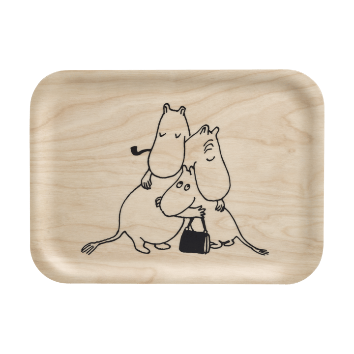 Moomin 80 tray 20x27 cm - Birch - Muurla