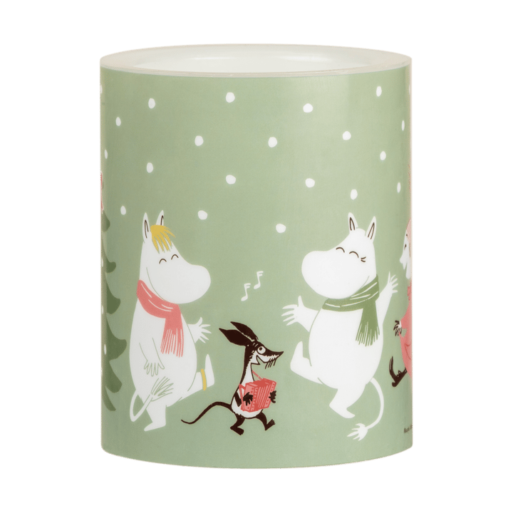 Moomin block candle LED 12,5 cm, Festive spirits Muurla
