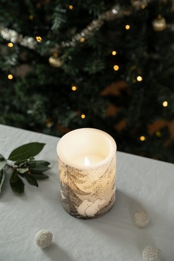 Moomin block candle LED 12,5 cm - Under the trees - Muurla