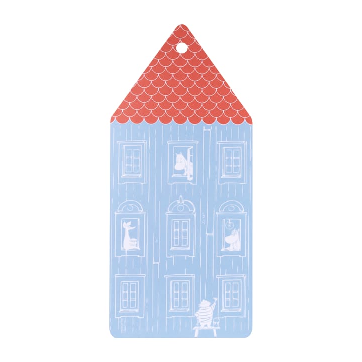 Moomin Chop & Serve cutting board 20x44 cm - Moomin house - Muurla