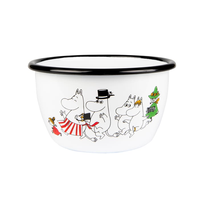 Moomin Colors enamel bowl 60 cl - Moomin valley - Muurla