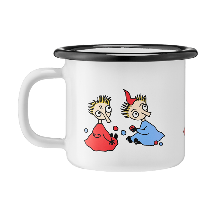 Moomin enamel mug 1.5 dl, Thingumy and Bob Muurla