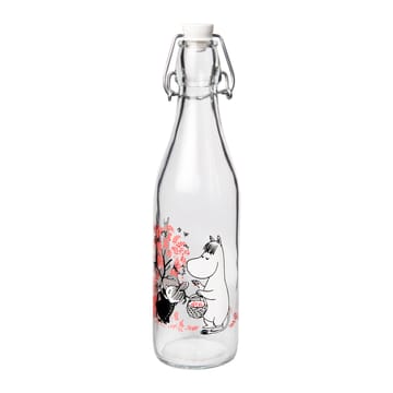 Moomin glass bottle 0.5 l - Berries - Muurla