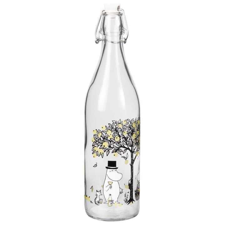 Moomin glass bottle 1 l, Apples Muurla