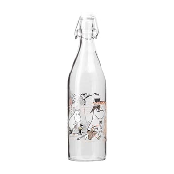 Moomin glass bottle 1 l - The Beach - Muurla