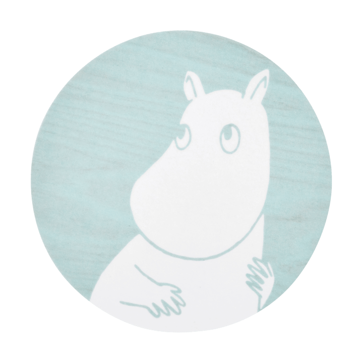 Moomin glass coaster Ø10 cm, Momintroll Muurla