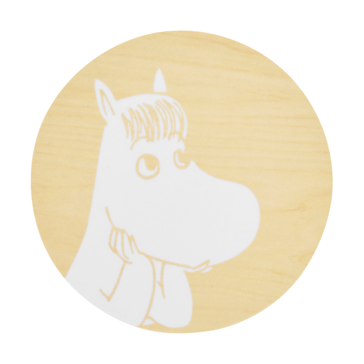 Moomin glass coaster Ø10 cm, Snorkmaiden Muurla